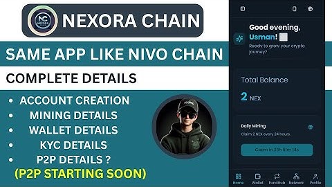 Nexora Chain New Mining App Same like Nivo Chain | Nexora Chain Complete Details 