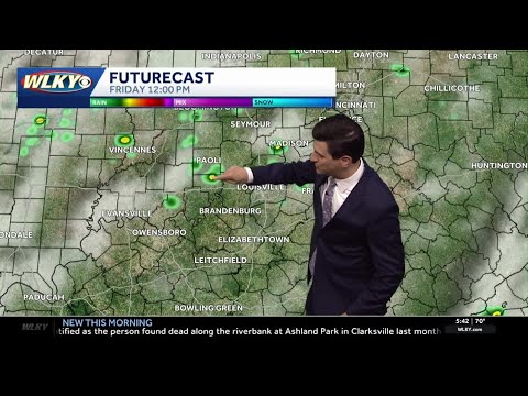 Warm Friday with scattered showers, storms - YouTube