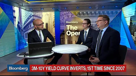 U.S. 3M-10Y Yield Curve Inverts for First Time Since 2007