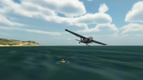 CRASHING A PLANE.. Flight Pilot Simulator(part 1)