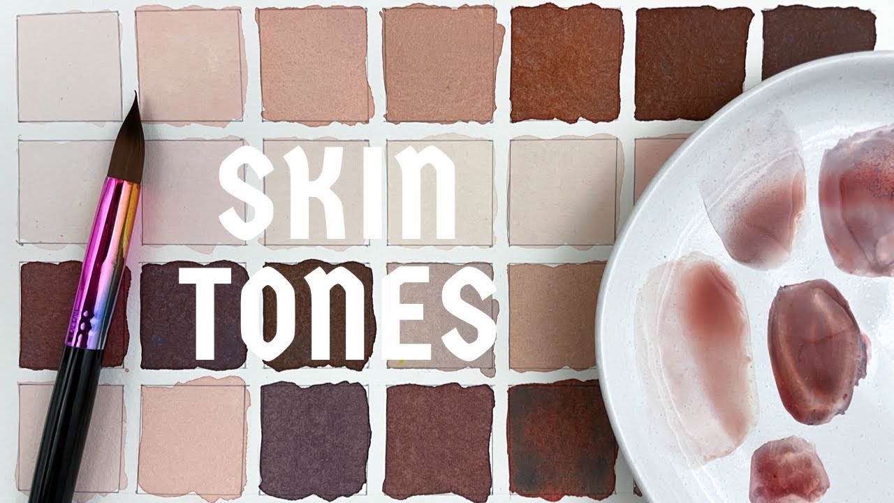 Master the art of creating lifelike skin tones with watercolors