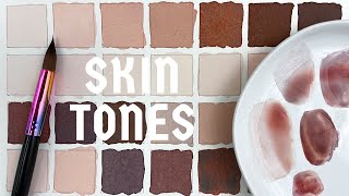 How to Make Any Skin Tone With Watercolour