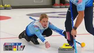 REPLAY: Anderson Stopera vs  Thiesse Dropkin   Mixed Doubles Super Series   Kitchener Waterloo