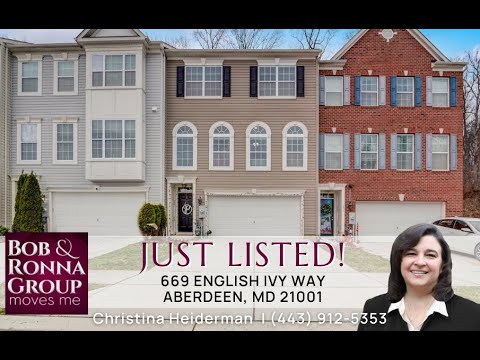 669 English Ivy Way, Aberdeen, MD home video tour