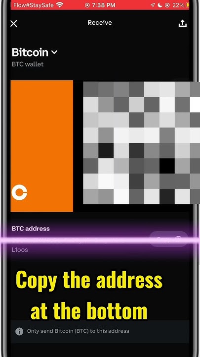 how to find coinbase bitcoin address | how to find your btc addy on