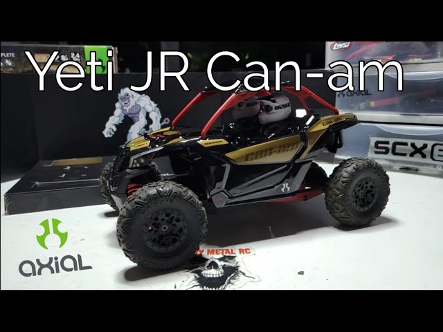 Axial RC Truck 1/18 Yeti Jr. Can-Am Maverick 4 Wheel Drive Brushed