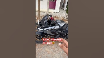 RS200 Vibration Problem😱. #omnamahshivaya #automobile #review #vlog #bajajpulsarrs200 #bajaj