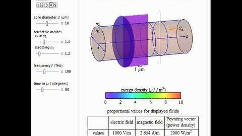 Electromagnetic Waves in Optical Fibers