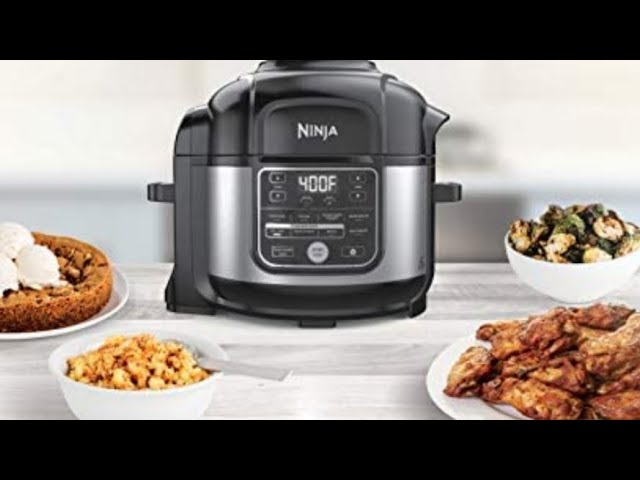 Ninja OS301/FD305CO Foodi 10-in-1 Pressure Cooker and Air Fryer with  Nesting Broil Rack, 6.5-Quart Capacity, and a Stainless Finish (Renewed)