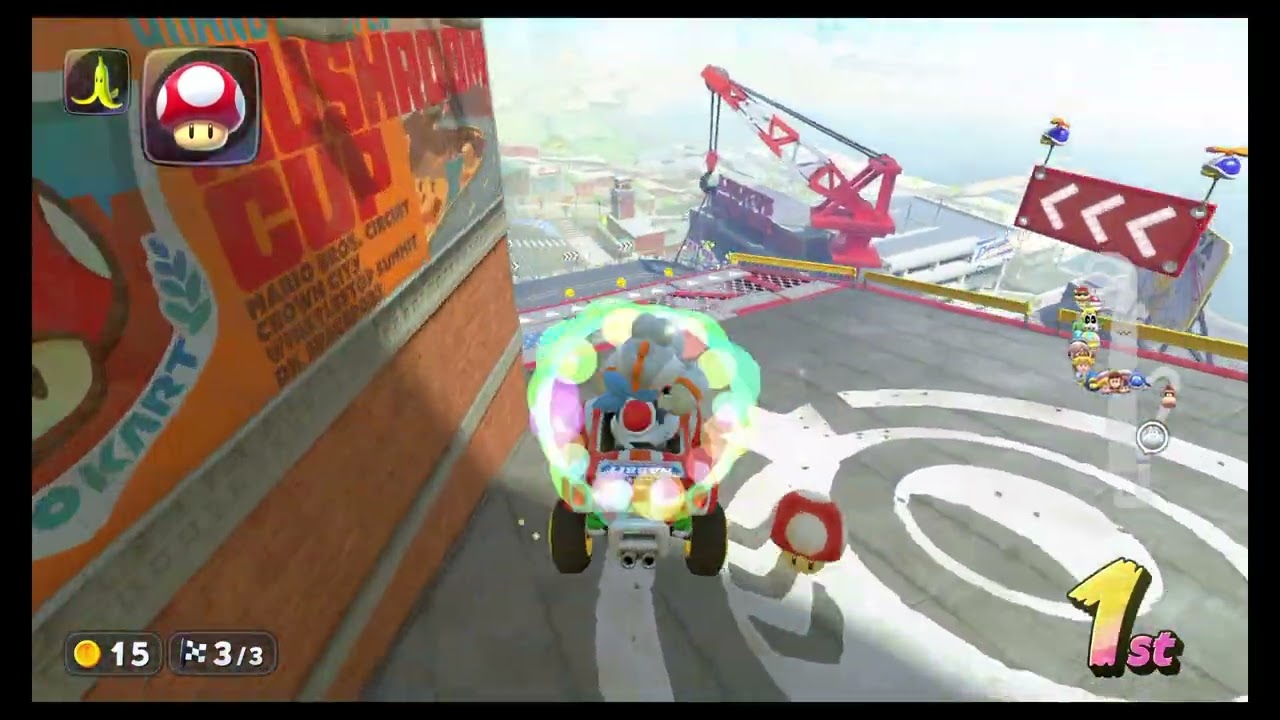 Mario kario world mushroom cup