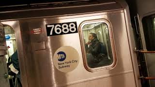 R142A (4) Express Entering and Departing 125th St Station
