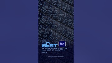4 Best Glitch Distortion Effects in After Effects #tutorial
