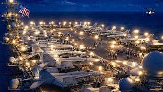 High Tension! USS Gerald R. Ford Conduct Night Operations in Middle East Missions