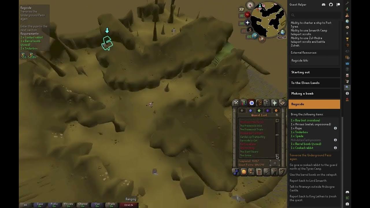 osrs Getting to the poison waste in Tirannwn for coaltar YouTube