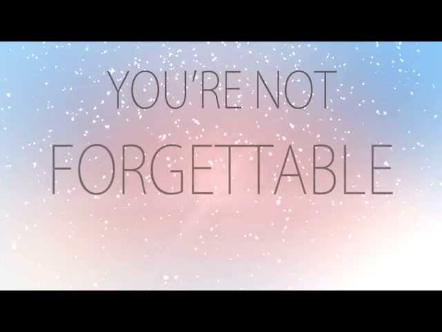 Project 46 - Forgettable (feat. Olivia) Unofficial Lyric Video class=