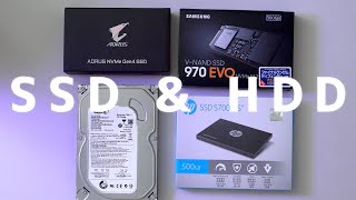 【SSD】ストレージの選び方！容量と速度のバランスが大事【HDD】