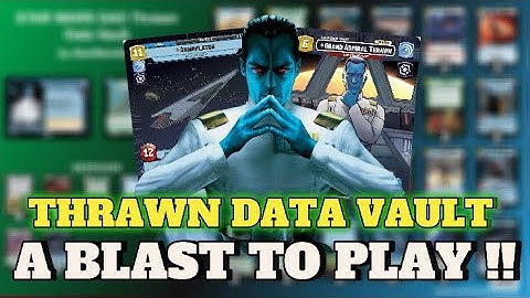 Admiral Thrawn is a Blast to Play !! | Star Wars Unlimited | Deck Tech & Gameplay