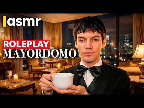 ASMR Roleplay MAYORDOMO para DORMIR Atención Personalizada y Soft Spoken