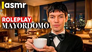 ASMR Roleplay MAYORDOMO para DORMIR Atención Personalizada y Soft Spoken