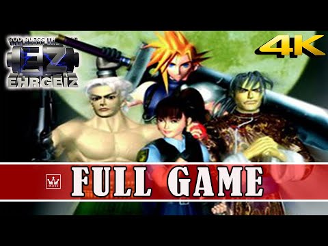 Ehrgeiz: God Bless the Ring (1998) | PS1 4K60ᶠᵖˢ Classic | FULL GAME 100% - All Characters Showcase