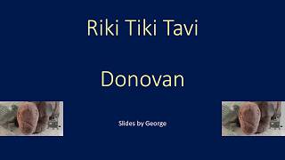 Donovan   Riki Tiki Tavi    KARAOKE