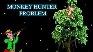Monkey and Hunter Problem(animated)