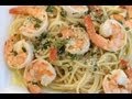 Shrimp Scampi - A Delicious Italian Pasta Dish With Lot's Of Garlic, Wine, Butter, Parsley