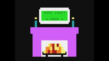 TRS-80 Color Computer MC-10 animated fireplace 1 hour long
