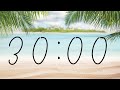 30 minute relaxing beach timer