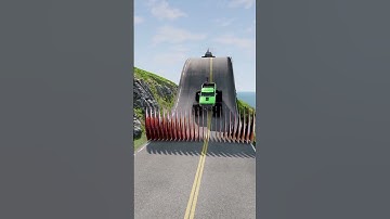 Monster truck vs Giant Spikes