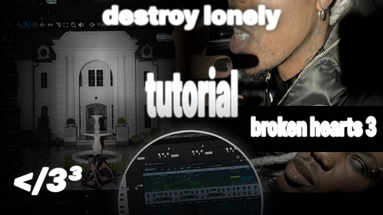 HOW TO MAKE BROKEN HEARTS 3 DESTROY LONELY TYPE BEAT | FL STUDIO COOK UP