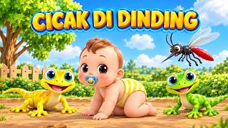 Cicak-Cicak di Dinding 🦎 | Lagu Anak Indonesia Populer | Animasi 3D Lucu untuk Balita