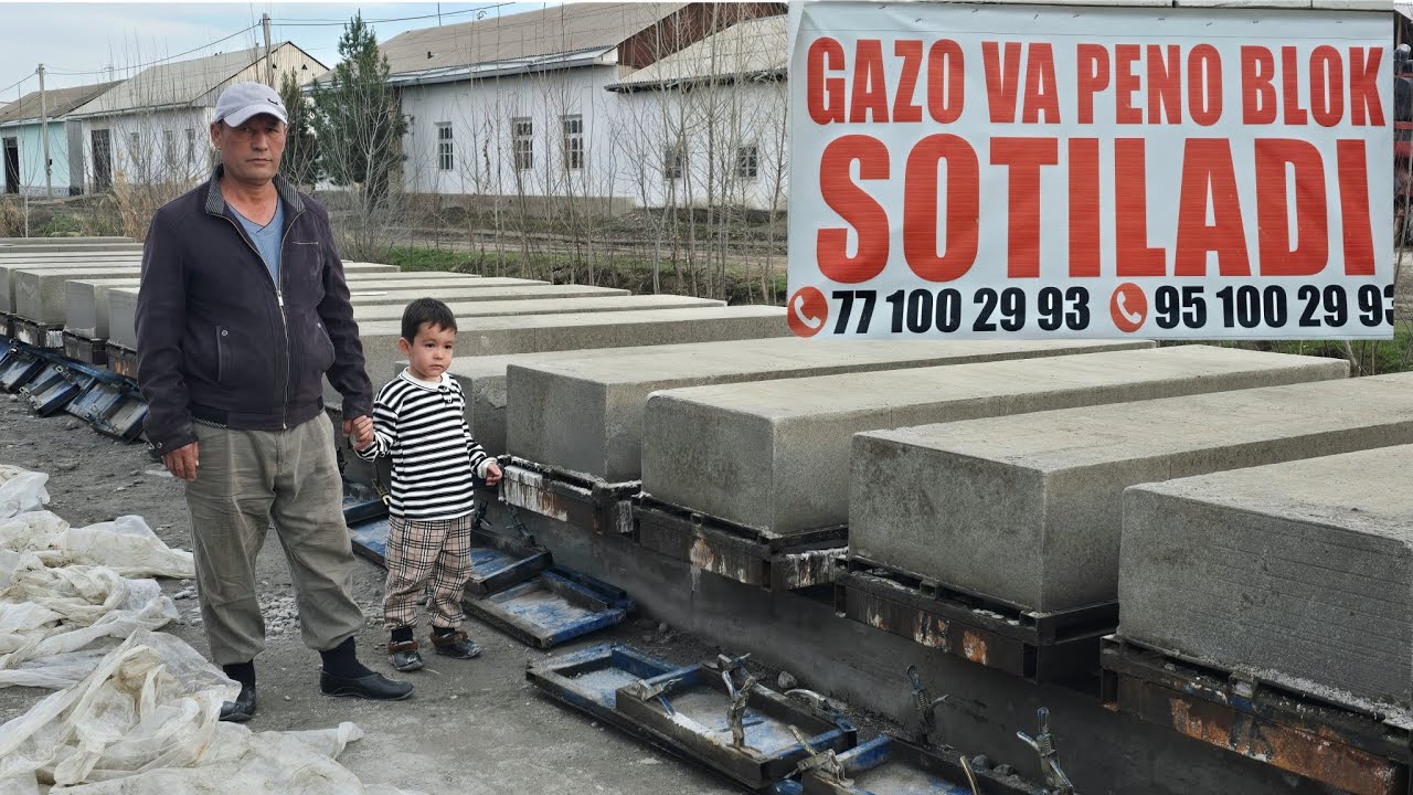 GAZO BLOK PENA BLOK NARXLARI SAMARQAND ISHTIXON TUMANIDA 