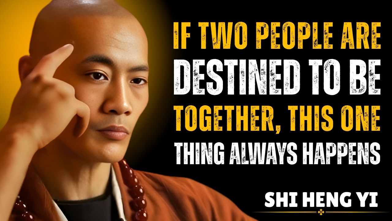 IF TWO PEOPLE ARE DESTINED TO BE TOGETHER, THIS ONE THING ALWAYS HAPPENS | SHI HENG YI MOTIVATION