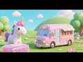 🦄🧼 Unicorn Bus and the Glittery Soap | Nursery Rhymes & Kids Songs