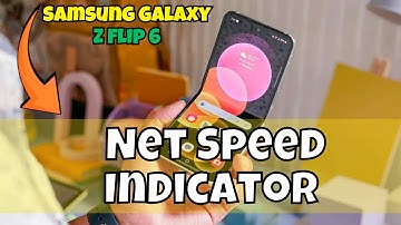 Samsung Galaxy Z Flip 6 Net Speed Indicator || Show internet speed on status bar