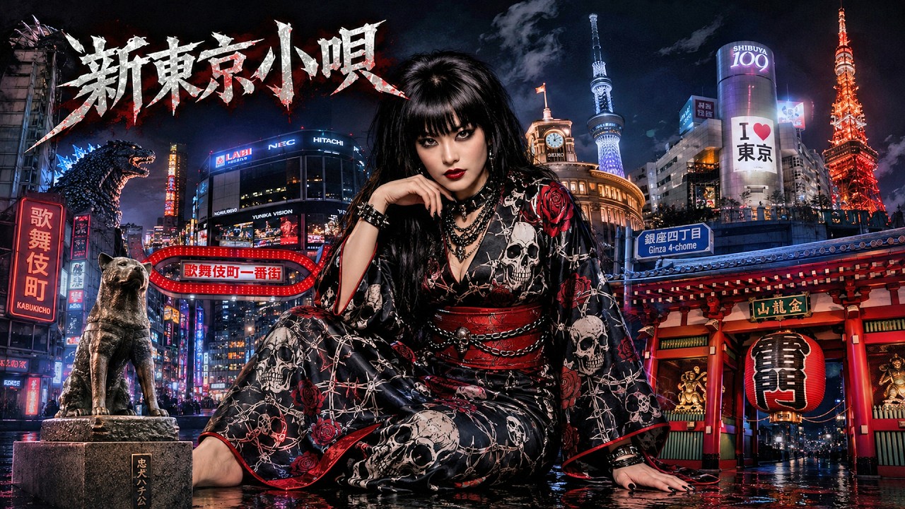新東京小唄 / 藤圭子 – Heavy Metal Cover｜昭和歌謡ヘヴィメタル工房