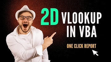 Dynamic VLOOKUP in Excel using VBA Programming | Vivekananda Sinha | Video 138