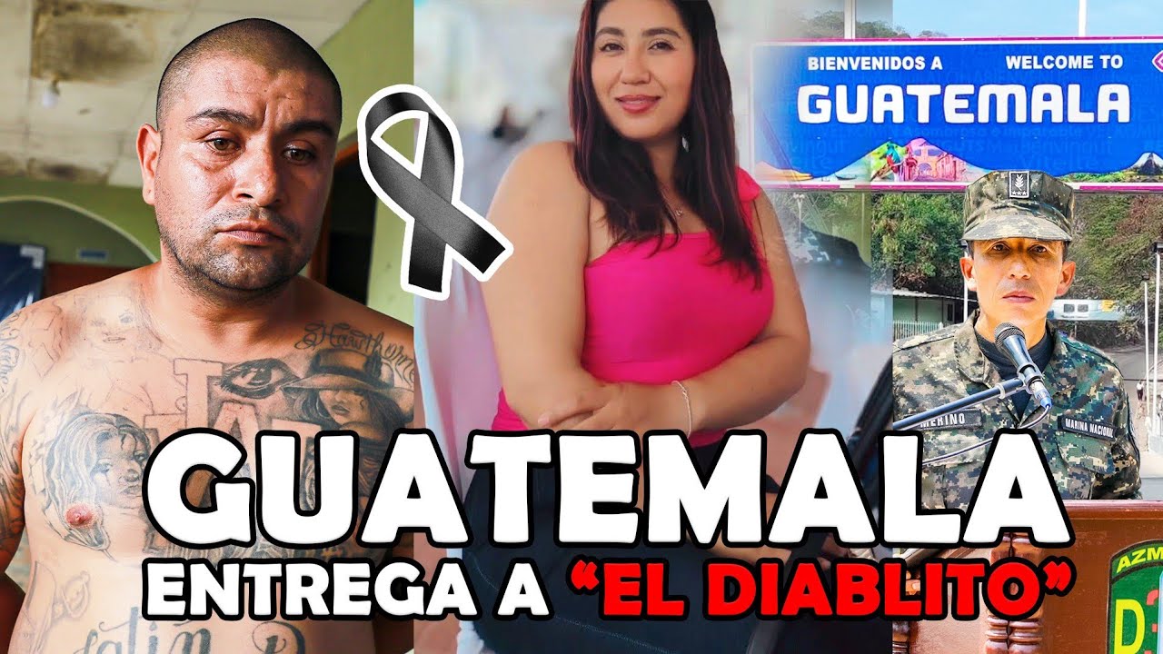 Guatemala lo entregó a “El Diablito” Marero de la MS-13 con tatuajes diabólicos