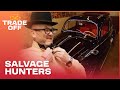 Drew Falls In Love With A Dreamy Black Beetle | Salvage Hunters Full Episode | Trade Off