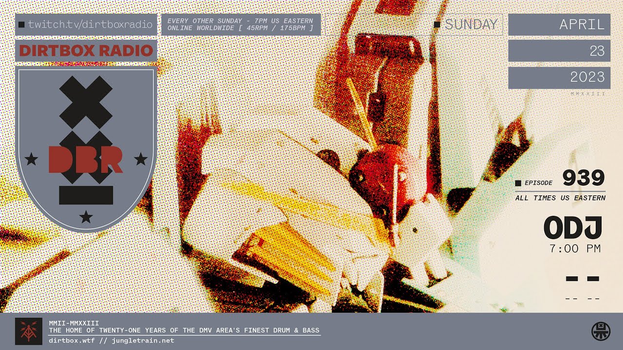 Obejrzyj Dirtbox Radio #939: ODJ - 2023/04/24 - 21 Year Anniversary DNB Show w YouTube Obejrzyj Dirtbox Radio #939: ODJ - 2023/04/24 - 21 Year Anniversary DNB Show w YouTube