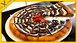 ARTE NA PIZZA - PIZZA DE CHOCOLATE COM MORANGO DECORADA - AULA 6