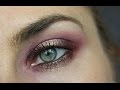 Макияж makeup бордо+золото