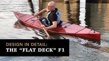 NEW Flat Deck F1 Kayak Design with Catamaran Sailing System!