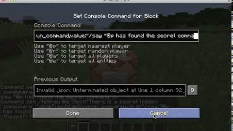How to use the /tellraw command to run commands! Minecraft 1.8 vanilla