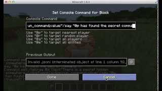 How to use the /tellraw command to run commands! Minecraft 1.8 vanilla