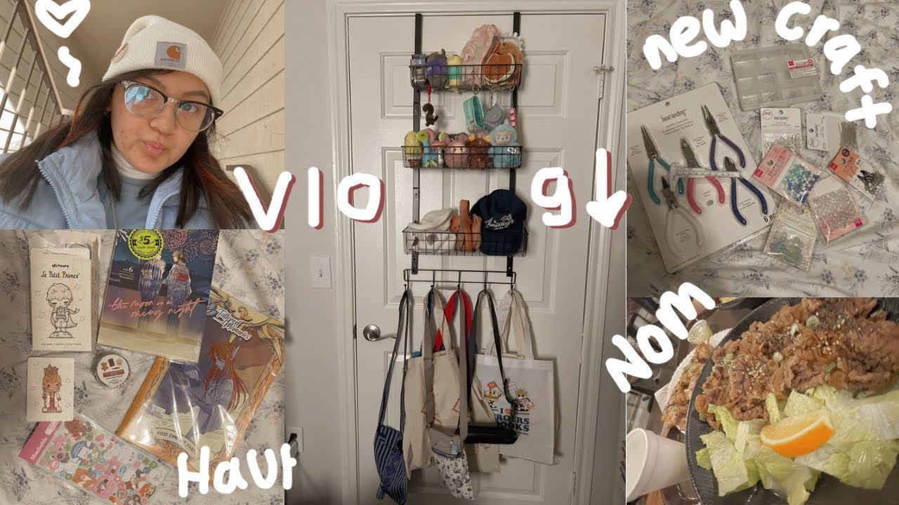 Spending time off with hauls, yaps, and journaling 🤍