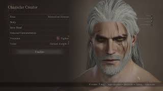 Dragon's Dogma 2 Character - Geralt of Rivia