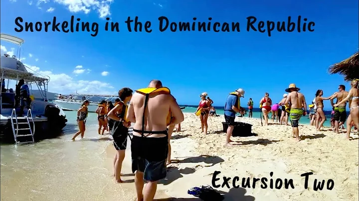 Snorkeling off a Sandbar in the Dominican Republic...