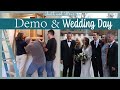 Kitchen renovations  wedding highlights  first demo day  wedding day